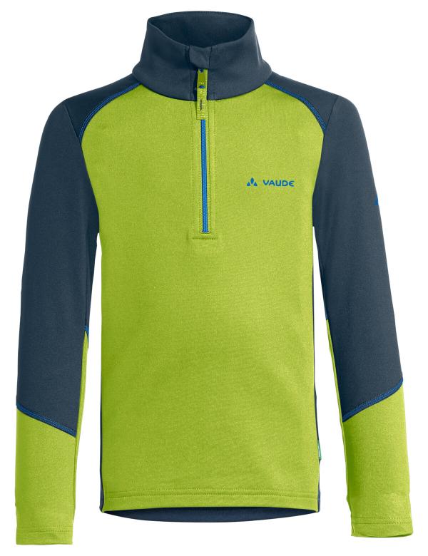 VAUDE Kids Livigno Halfzip chute green Gr&ouml;&szlig; 134/140