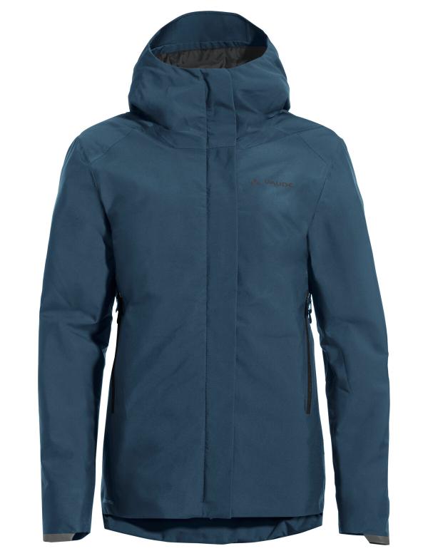 VAUDE Women's Cyclist Warm Rain Jacket dark sea Gr&ouml;&szlig; 38
