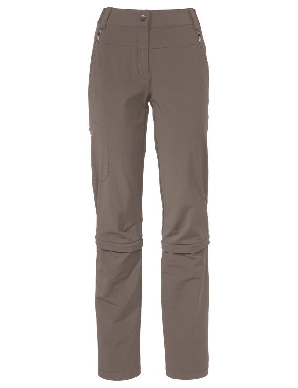 VAUDE Women's Farley Stretch Capri T-Zip Pants III coconut Gr&ouml;&szlig; 48