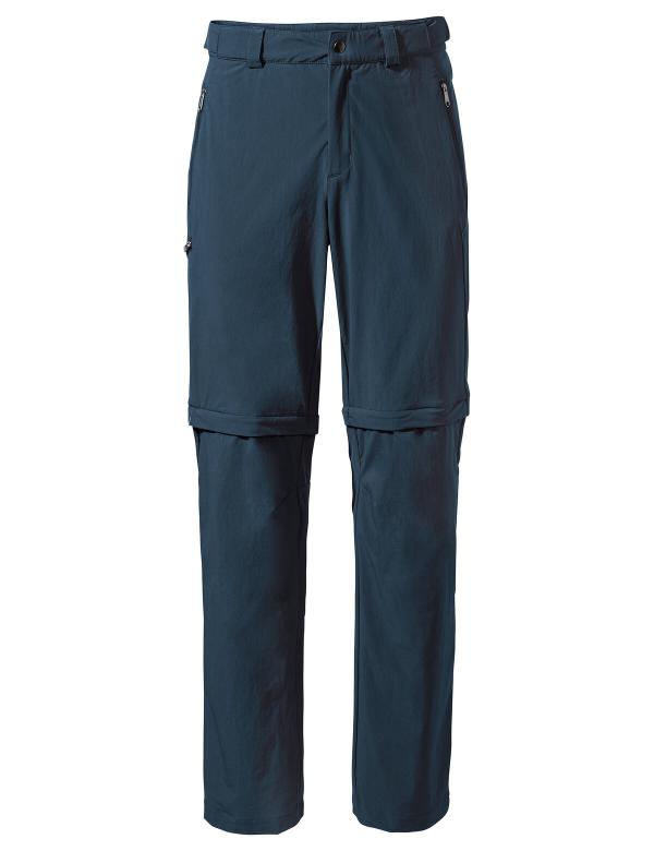 VAUDE Men's Farley Stretch T-Zip Pants III dark sea Gr&ouml;&szlig; 56-Short