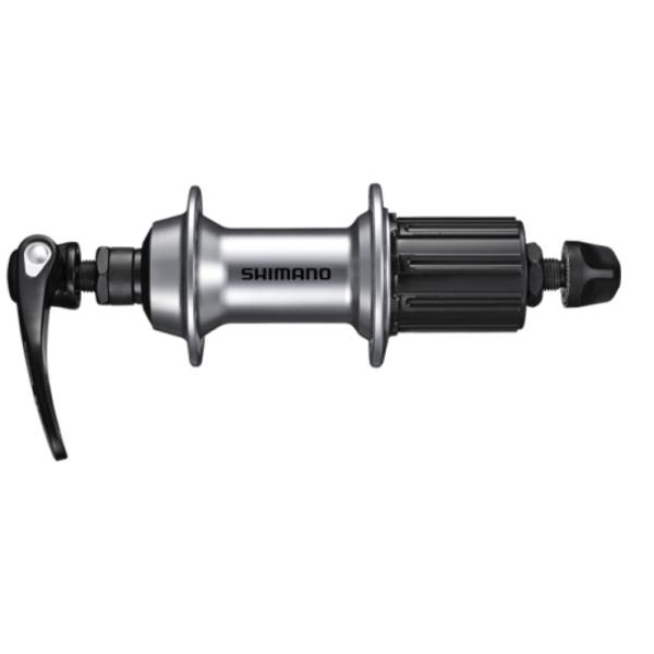 SHIMANO Hinterradnabe FH-RS400 32 Loch Schnellspanner Silber