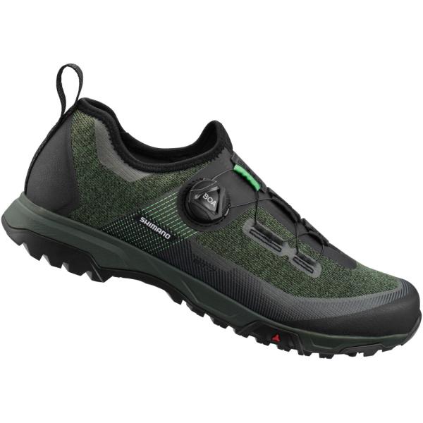 SHIMANO SHIMANO Fahrradschuhe ET701 Herren/Damen MTB FLATPEDAL Gr&ouml;&szlig;e 38 Gr&uuml;n