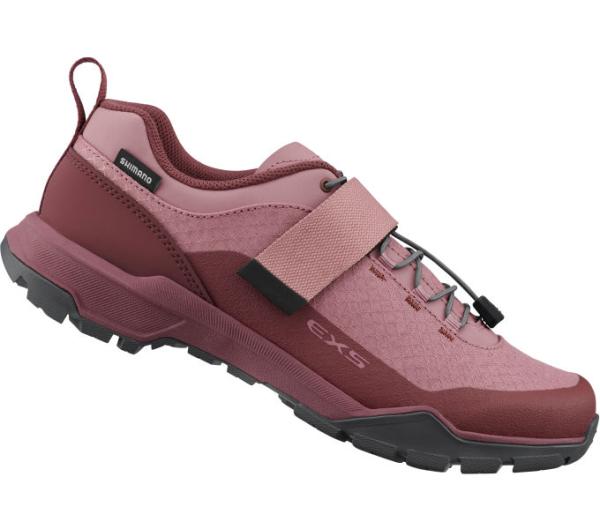 SHIMANO SHIMANO Fahrradschuhe EX500W Damen Touring SPD Gr&ouml;&szlig;e 38 Damenleisten Rot
