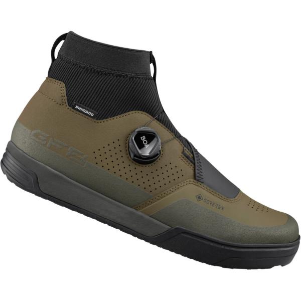 SHIMANO SHIMANO Fahrradschuhe GF800GTX Herren/Damen MTB FLATPEDAL Gr&ouml;&szlig;e 38 Gr&uuml;n