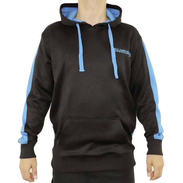 SHIMANO SHIMANO WORKSHOP HOODIE BLACK, XL 50% PES/50% COTTON
