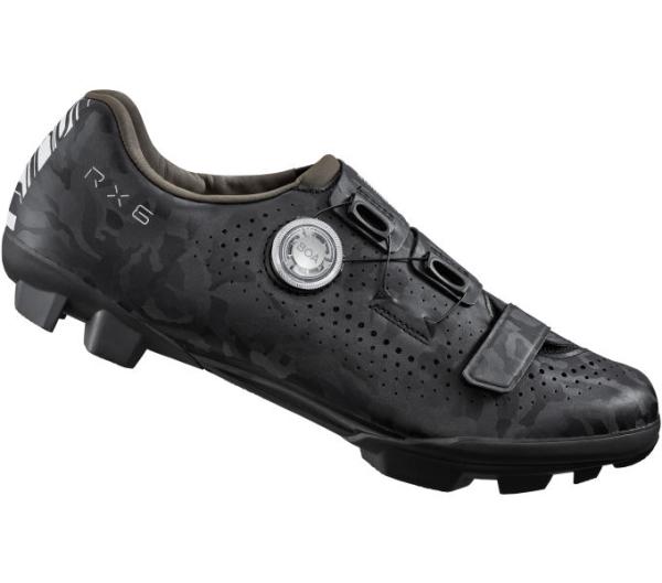 SHIMANO SHIMANO Fahrradschuhe RX600 Herren/Damen Gravel SPD Gr&ouml;&szlig;e 48 Schwarz
