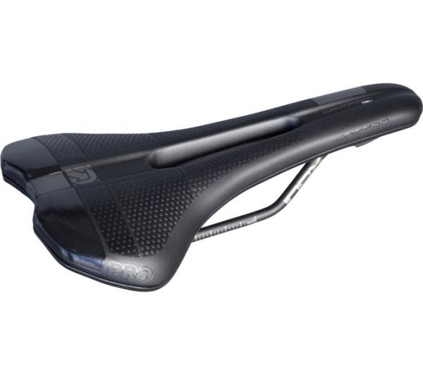 PRO Fahrradsattel Griffon Gel 142 mm Schwarz Edelstahl Gestell
