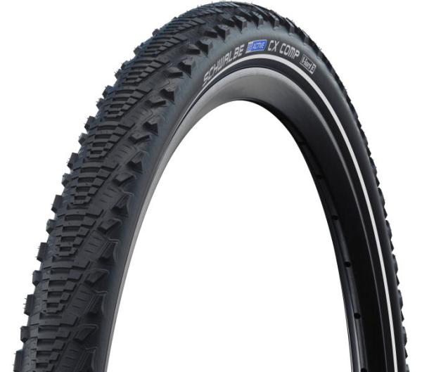Schwalbe SCHWALBE DRAHTREIFEN CX COMP    47-507 Schwarz/Reflex