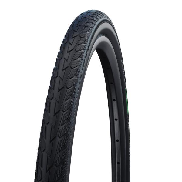 Schwalbe DRAHTREIFEN ROAD CRUISER Active Line Green Compound K-Guard 32-622 Schwarz