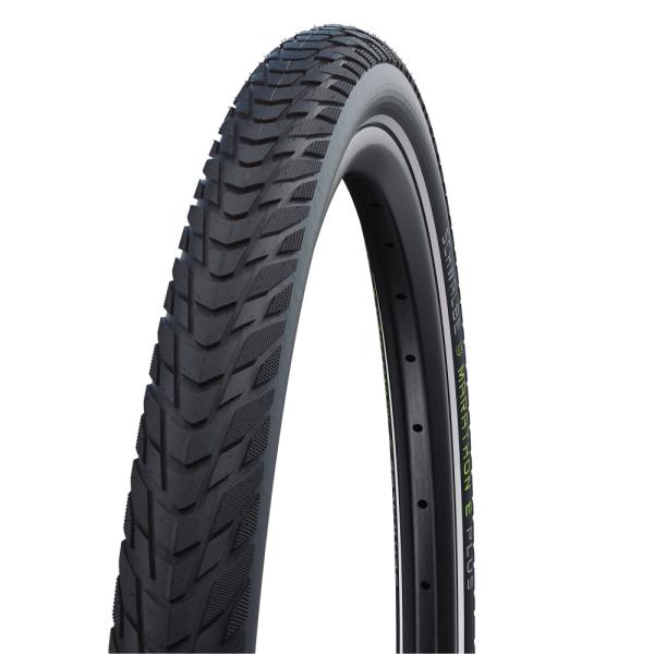Schwalbe DRAHTREIFEN MARATHON E-PLUS Perf Smart DualGuard 50-622 Schwarz/Reflex