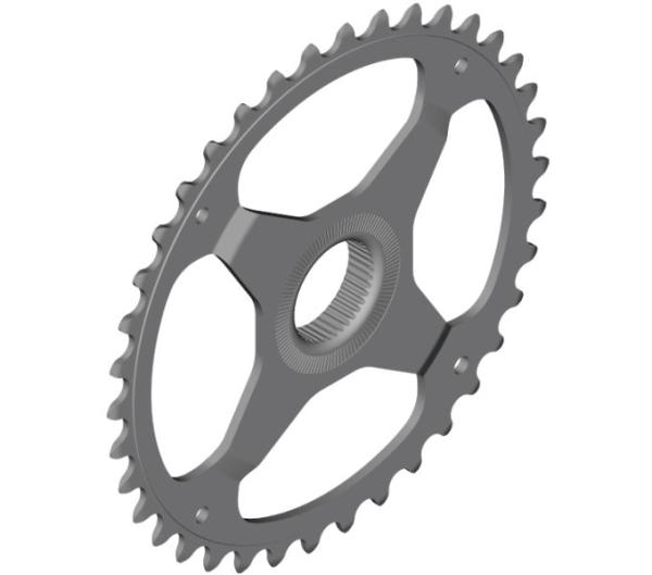 SHIMANO Kettenblatt SHIMANO E-BIKE SYSTEMS SM-CRE50 44Z