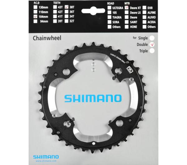 SHIMANO Kettenblatt DEORE XT FC-M785 38 Z&auml;hne