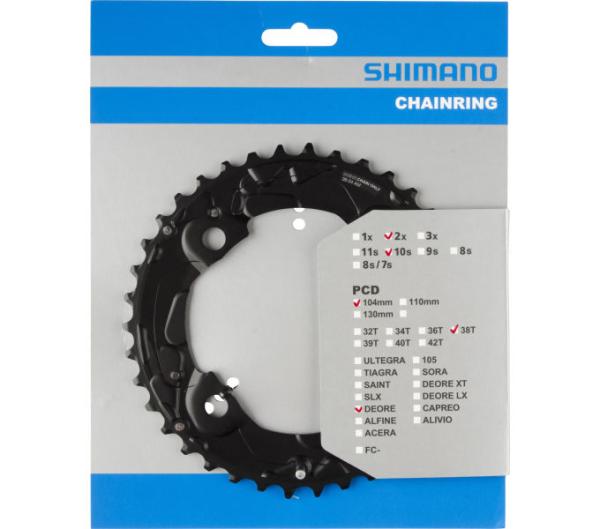 SHIMANO Kettenblatt DEORE FC-M615 38 Z&auml;hne