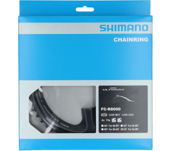 SHIMANO Kettenblatt ULTEGRA FC-R8000 53 Z&auml;hne Schwarz